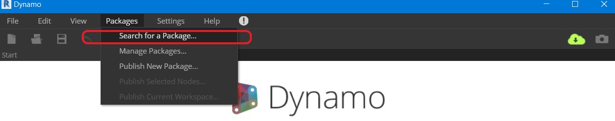 dynamo-now-searching-packages